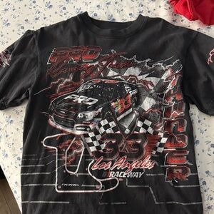 Men’s Black Graphic Racing T-Shirt